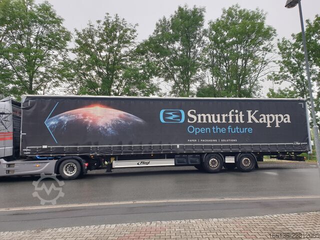 Curtainsider Fliegl 2-Achs Gardine TWIN Standard Xtra-Long
