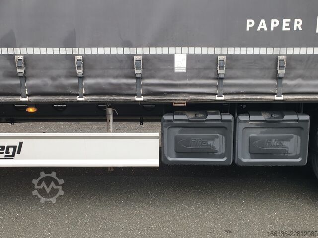 Curtainsider Fliegl 2-Achs Gardine TWIN Standard Xtra-Long