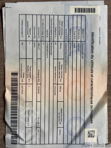 Reefer van VW Crafter 2.0l 130kw KOELWAGEN(motorschade)