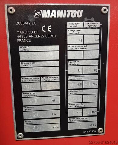 Gelenkteleskoparbeitsbühne Manitou 150 AETJ compact