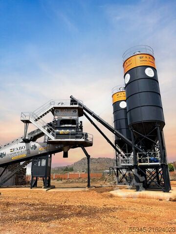 Betonmischanlage / Betonwerk FABO Concrete Batching Plant 160 m3 Compact Concrete Batching Plant