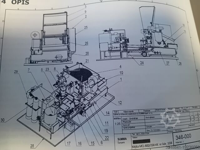 Low pressure spray washer Myjka automatyczna SUMMA