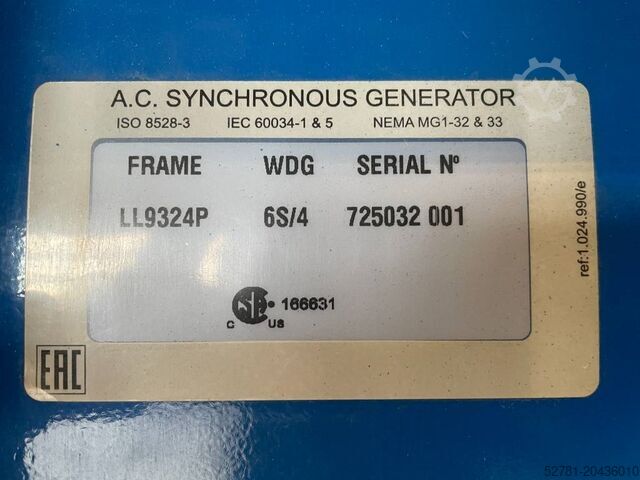 Aggregat FG Wilson P2500-1E - 2500 kVA Surplus Genset - DPX-25085