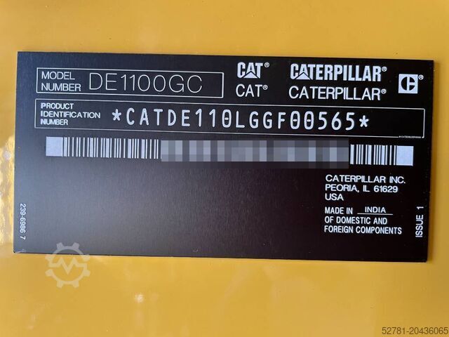 Aggregat Caterpillar DE1100GC - 1.100 kVA Standby Generator - DPX-18225