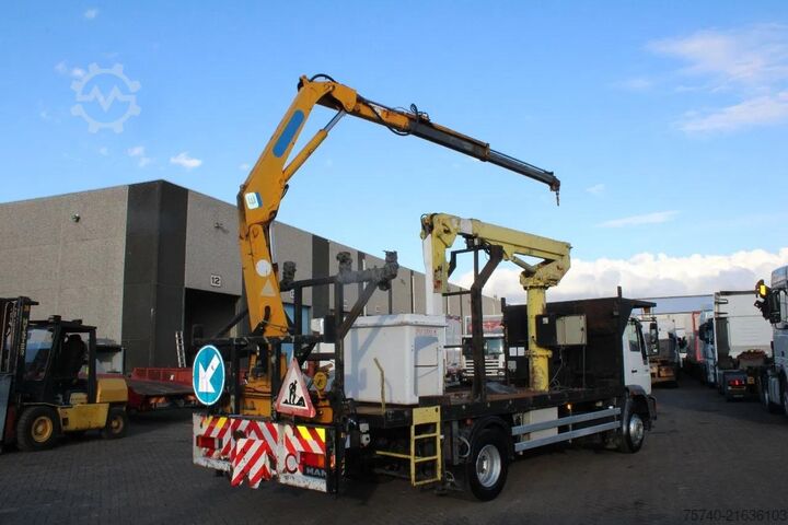 Hebebühne MAN 14.224 + EURO 2 + PTO + EFFER CRANE