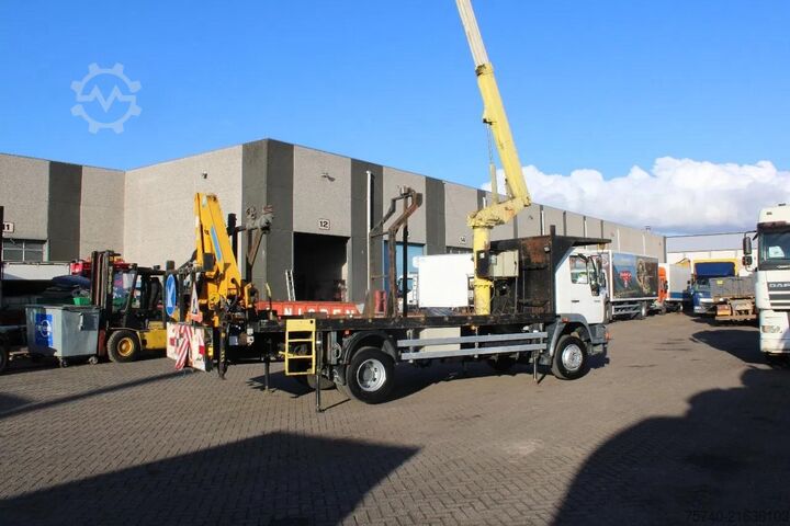 Hebebühne MAN 14.224 + EURO 2 + PTO + EFFER CRANE