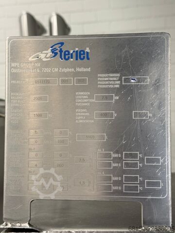  Terlet 2x 1000 liter ketels met lift