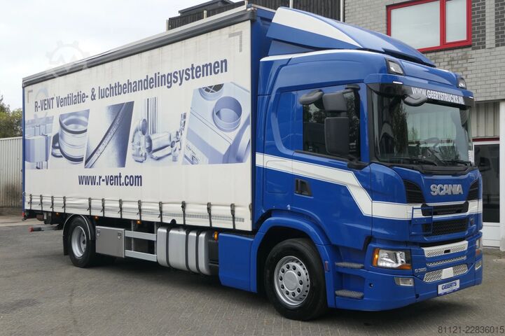Sliding tarpaulin Scania G320 NGS | Sliding curtains | Dhollandia 2000Kg...