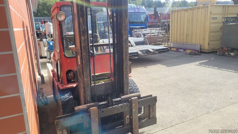 Front loader forklift CLARK G 500 Y 60 PD 3 to Diesel Kabine Heizung