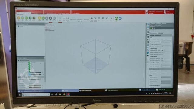 3D SLS printer, 30 W, 32L Prodways ProMaker P1000
