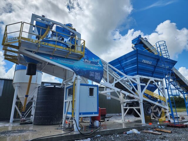 Mobile concrete mixing plant PROMAX Mobile Concrete Mixing Plant 60m3/h