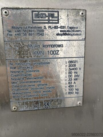 Chamber washer Eko-Pil KMN 100Z
