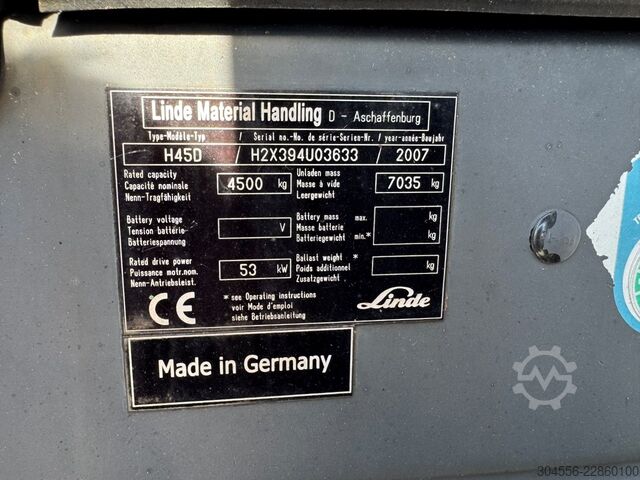 Forklift Linde H45D