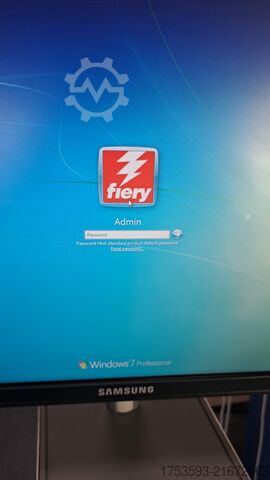 Digitaldruckmaschine Efi EFI Fiery XF RIP • Optimized for use wit