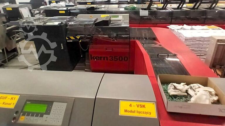 Umschlageinfügemaschine KERN 3500 Twin Channel Roll K990 PINFEED