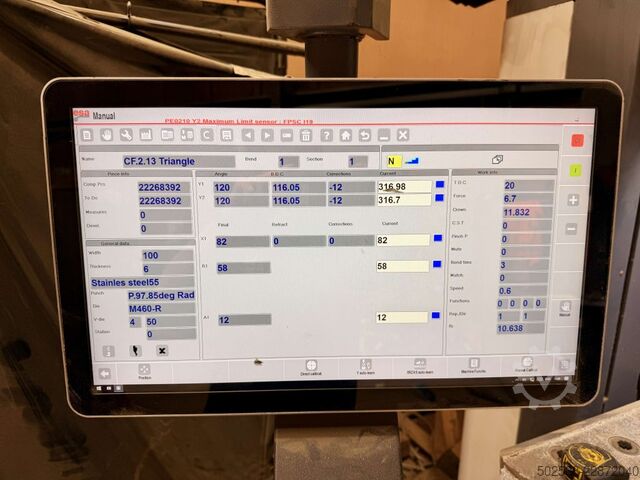 Abkantpresse Morgan Rushworth XPE CNC 3100/100