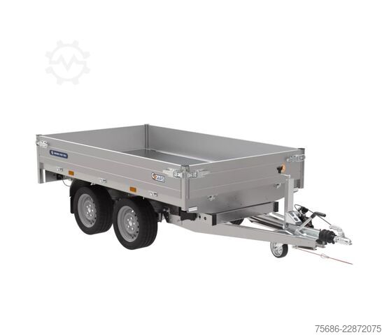 Kippanhänger Saris ⭐ Kipper 256x150x30 2000Kg Handpumpe
