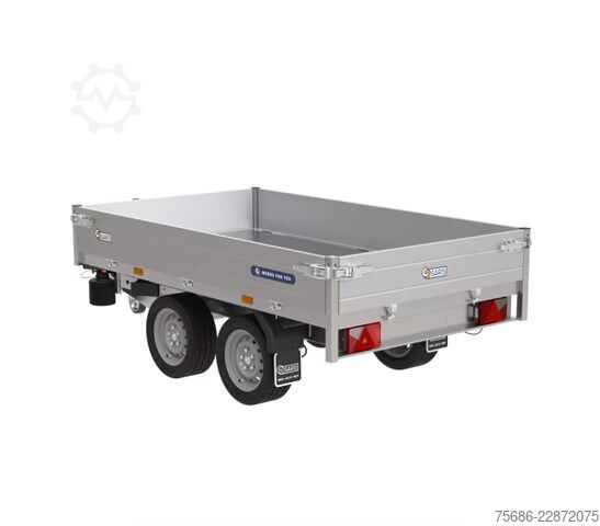 Kippanhänger Saris ⭐ Kipper 256x150x30 2000Kg Handpumpe