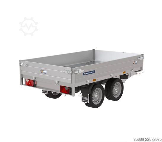 Kippanhänger Saris ⭐ Kipper 256x150x30 2000Kg Handpumpe