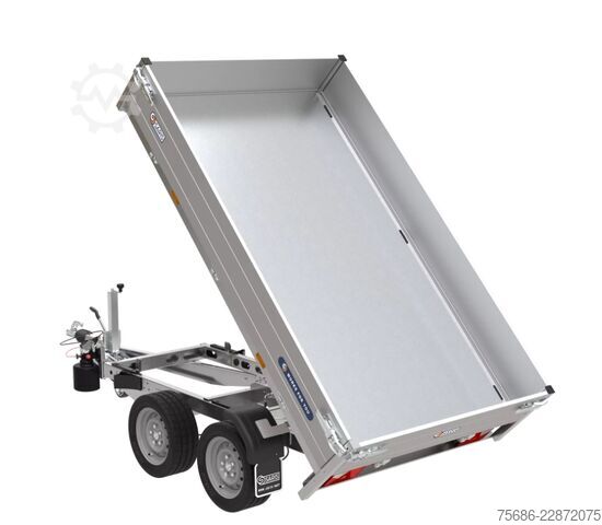 Kippanhänger Saris ⭐ Kipper 256x150x30 2000Kg Handpumpe