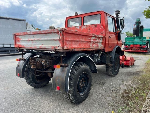 Other MERCEDES-BENZ Unimog U 424 2-Achs Allradkipper Front+Heckhydra