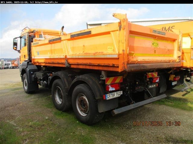 Tipper truck MAN TGS 28.480 6X4-4 BL Euro6, Winterdienst, Bordmat