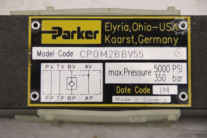 Rückschlagventil Parker CPOM2BBV55