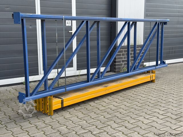 Rack length: approx. 2.86 linear meters per unit. 3800 x 1050 mm Jungheinrich Delta Palettenregalanlage Palettenregal Regal