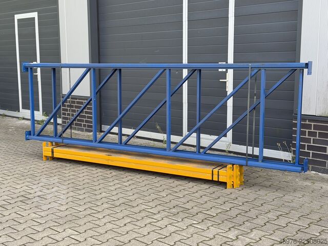 Rack length: approx. 2.86 linear meters per unit. 3800 x 1050 mm Jungheinrich Delta Palettenregalanlage Palettenregal Regal