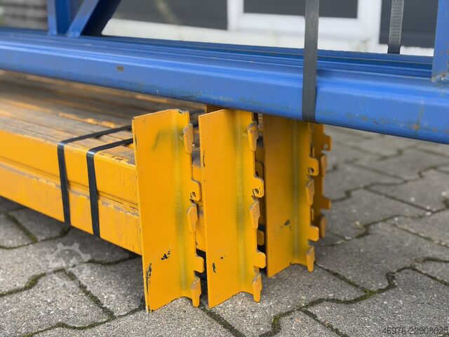 Rack length: approx. 2.86 linear meters per unit. 3800 x 1050 mm Jungheinrich Delta Palettenregalanlage Palettenregal Regal