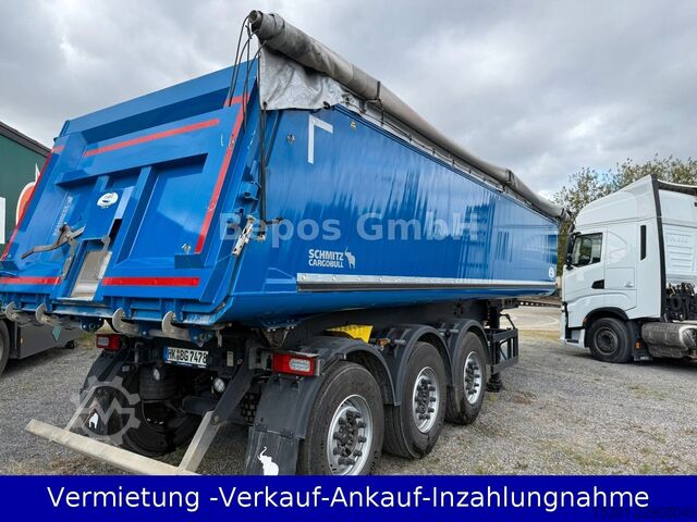 Tipper semitrailer SCHMITZ CARGOBULL SKI 24SL 8.2 - Alukasten 31m3,-Liftachse-