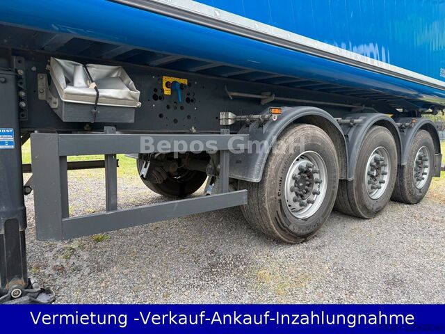 Tipper semitrailer SCHMITZ CARGOBULL SKI 24SL 8.2 - Alukasten 31m3,-Liftachse-