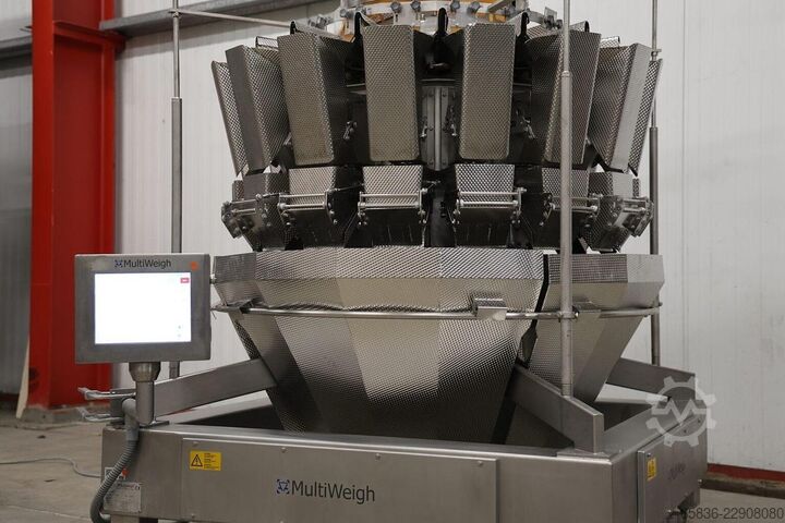 2015 MultiWeigh MW 16 (3-MIX) multihead weigher with memory buckets Multiweigh MW 16 3-MIX