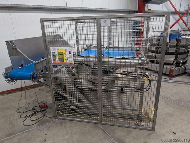 2012 FoodeQ TVB400/4350 tipper with discharge belt and cross conveyor FoodeQ TVB400/4350