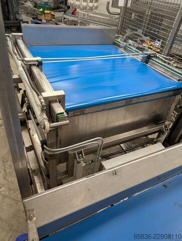 2012 FoodeQ TVB400/4350 tipper with discharge belt and cross conveyor FoodeQ TVB400/4350