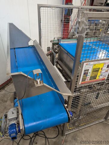 2012 FoodeQ TVB400/4350 tipper with discharge belt and cross conveyor FoodeQ TVB400/4350