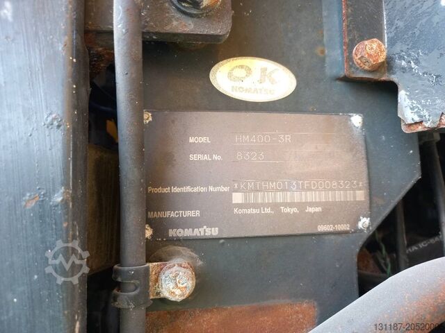 Dumper Komatsu HM400-3R (4 pcs available in Abu Dhabi)