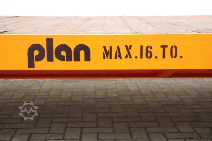 Heavy-duty transport vehicle 16 tons plan 5000/2000/H700 mm