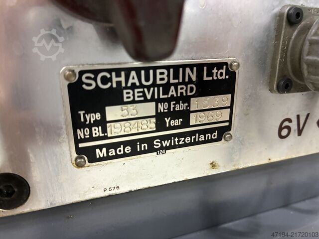 Milling machine Schaublin 53