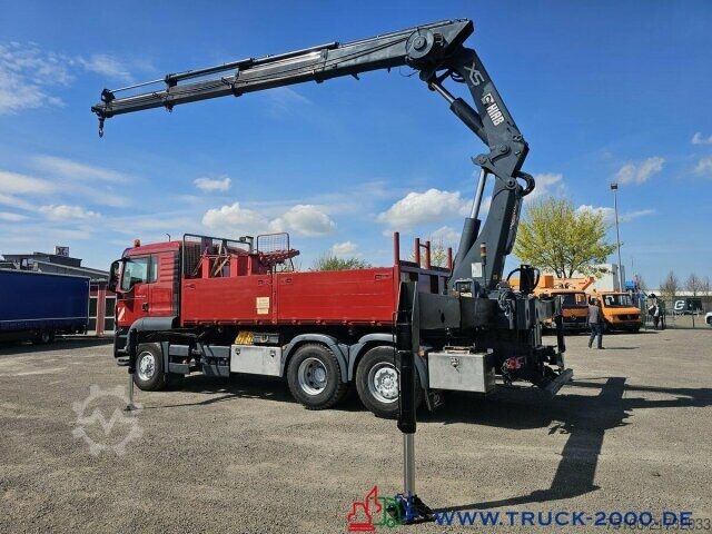 Truck mounted crane MAN TGS 26.440 Hiab 477 15m 13,2m=2,62T Arbeitskorb