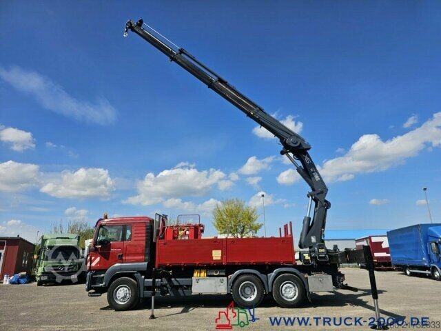 Truck mounted crane MAN TGS 26.440 Hiab 477 15m 13,2m=2,62T Arbeitskorb