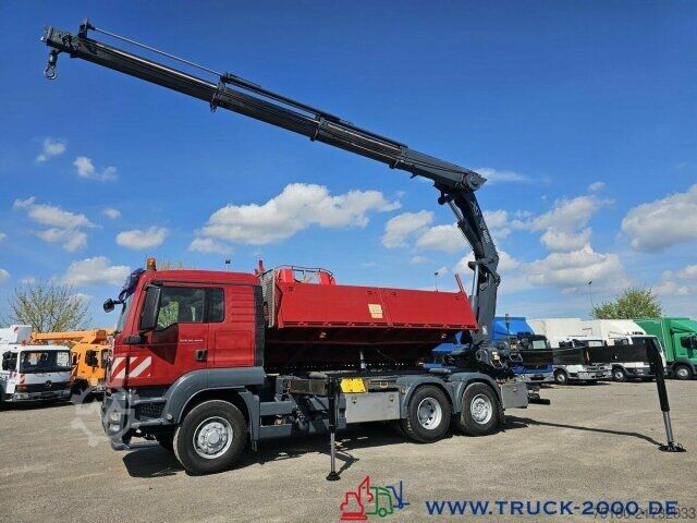 Truck mounted crane MAN TGS 26.440 Hiab 477 15m 13,2m=2,62T Arbeitskorb