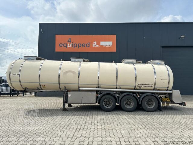 Food tanker Feldbinder LEBENSMITTEL / LEVENSMIDDELEN / FOOD / 33.500L ...