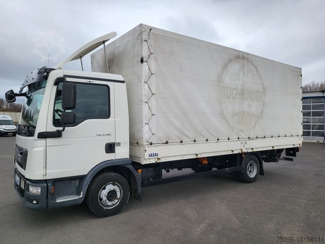 Curtain sider van MAN TGL 8.180 BL * Klima * AHK Kugel+Maul