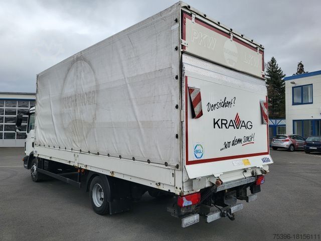 Curtain sider van MAN TGL 8.180 BL * Klima * AHK Kugel+Maul