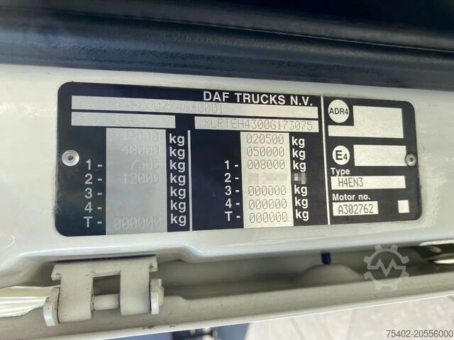 Standard tractor DAF XF 106.480 SSC / Retarder / 2x Tank / Stand Airco