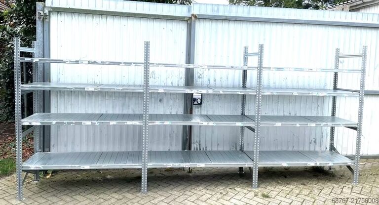 Boltless shelving | Workshop shelving Metalsistem - HxBxT: 2.000 x 1.500 x 600 4 Böden - ab 63€ pro Feld