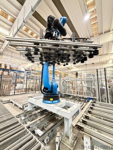 Verpackungsanlage für Möbelbausätze LIGMATECH VKV 700/25/11/R