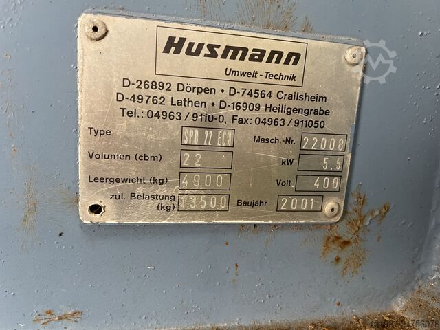 Press container Husmann 