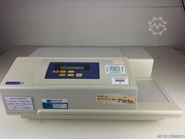 Molecular Devices SpectraMAX 190 Absorbance Microplate Reader Molecular Devices SpectraMAX 190